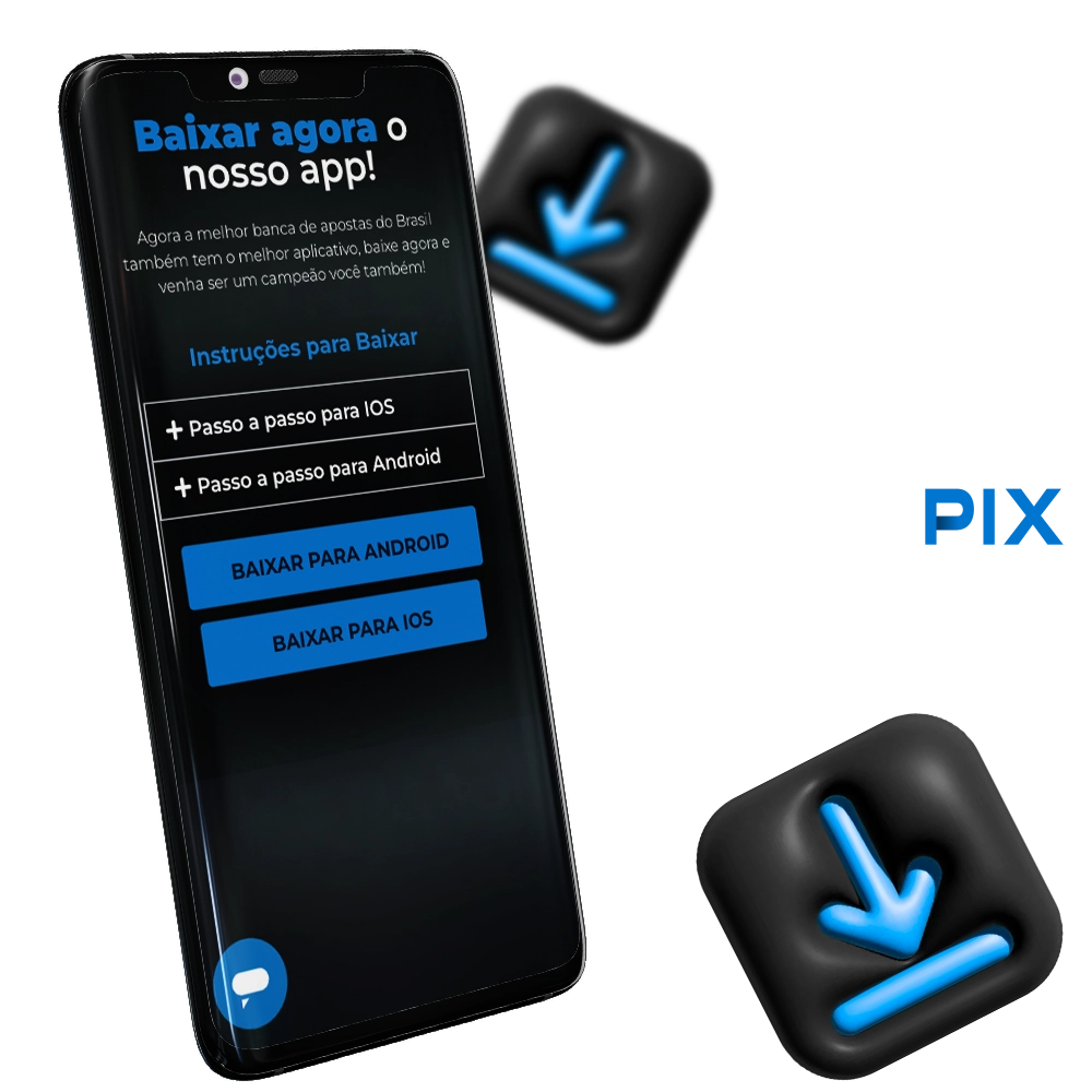 Instale e jogue o aplicativo Cassino Pix em seu dispositivo.