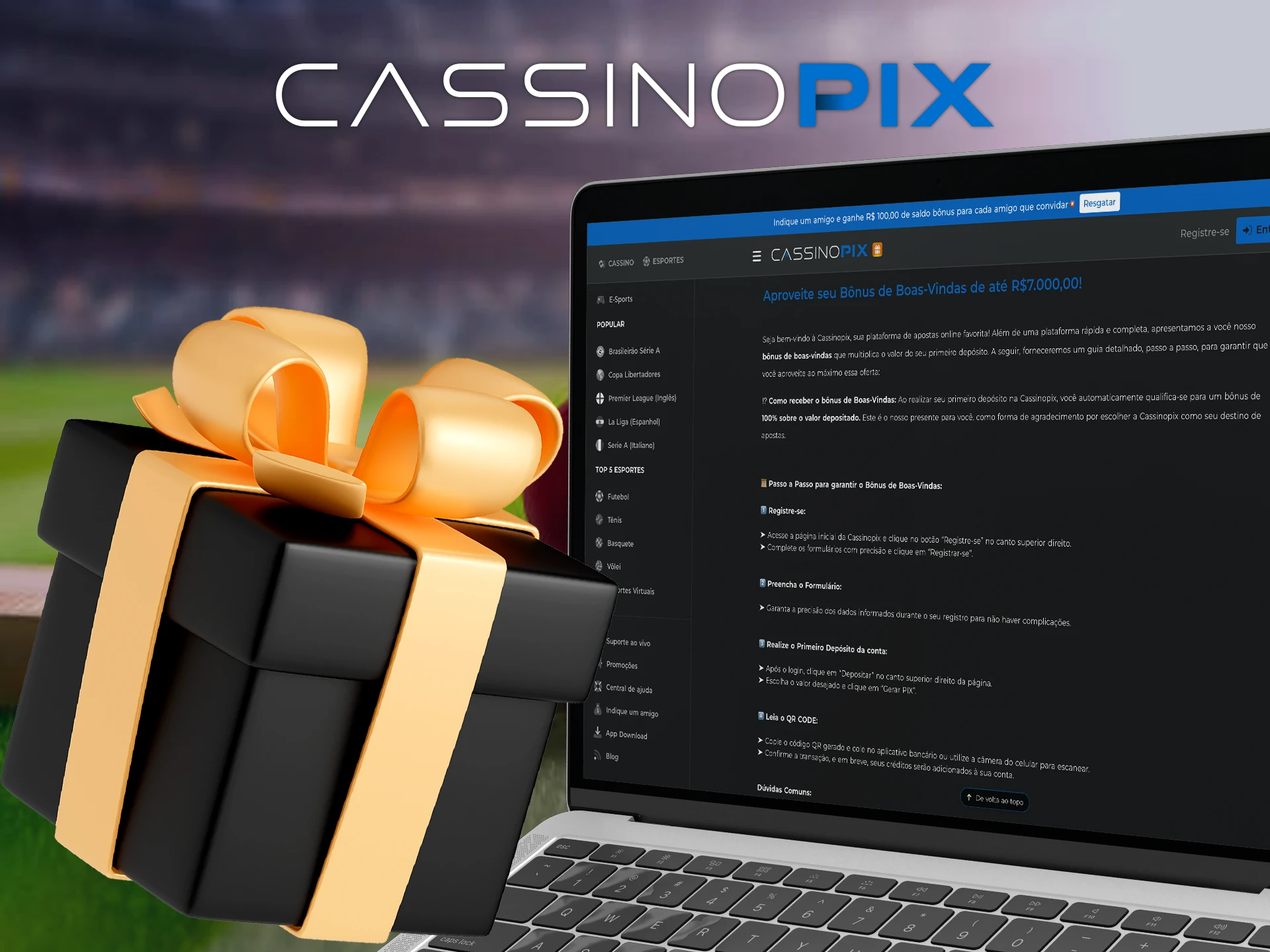 Faça apostas de críquete no Cassino Pix e ganhe um bônus.