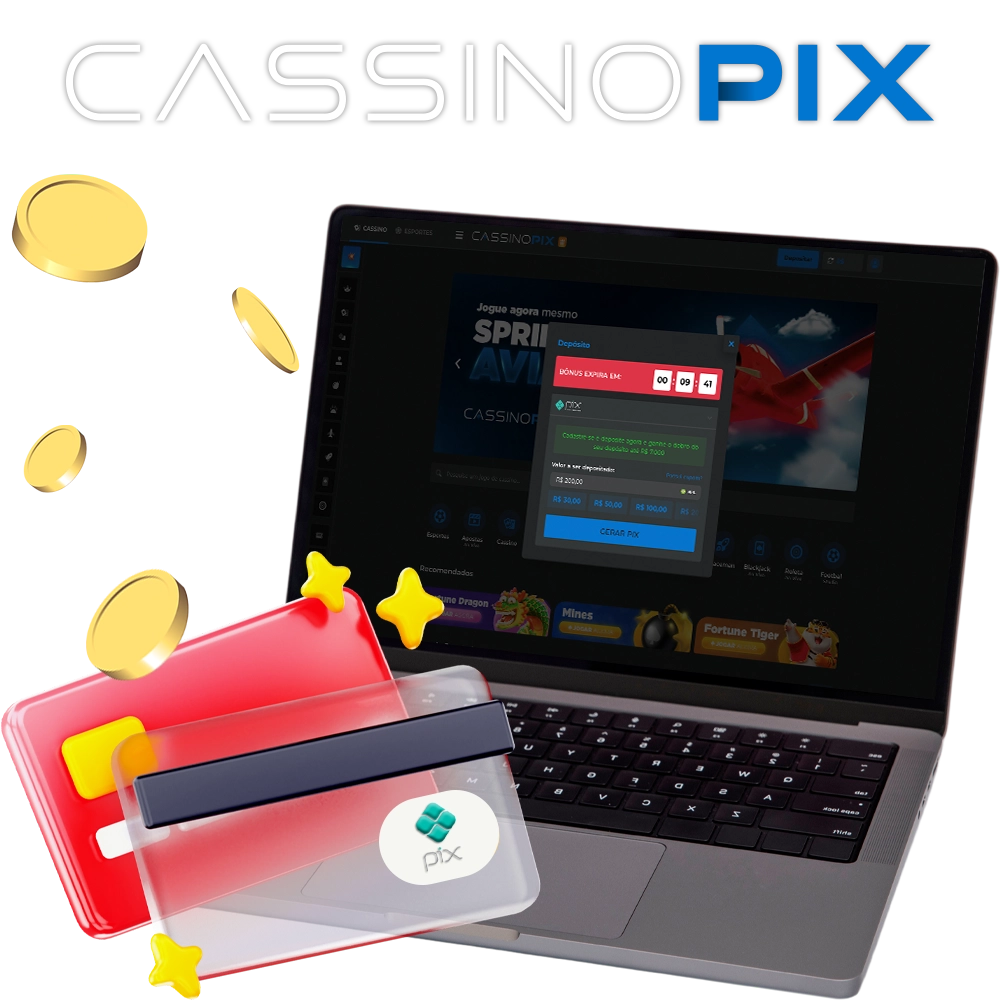 Saiba como fazer e sacar um depósito no Cassino Pix.