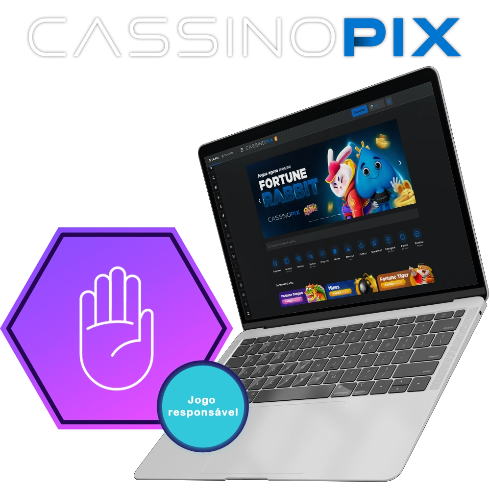 A Cassino Pix está preocupada com seu jogo responsável.