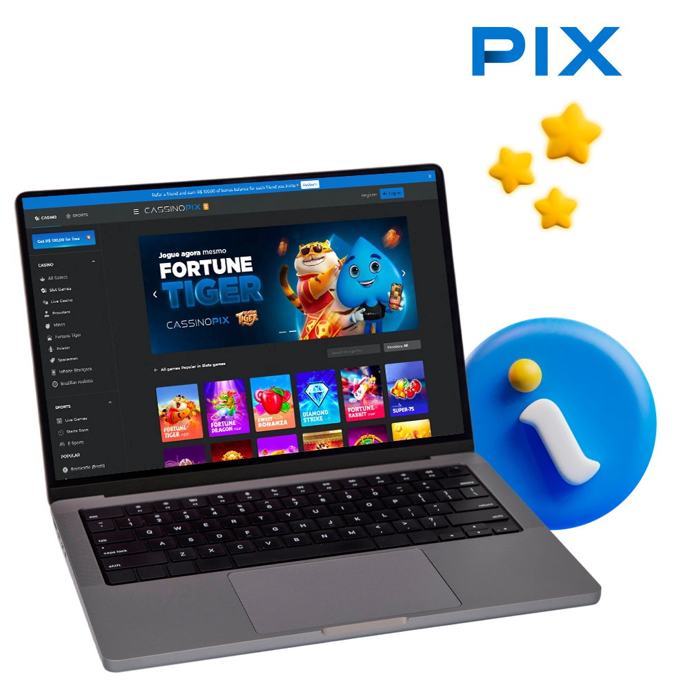 Conheça o Cassino Pix um pouco mais de perto.