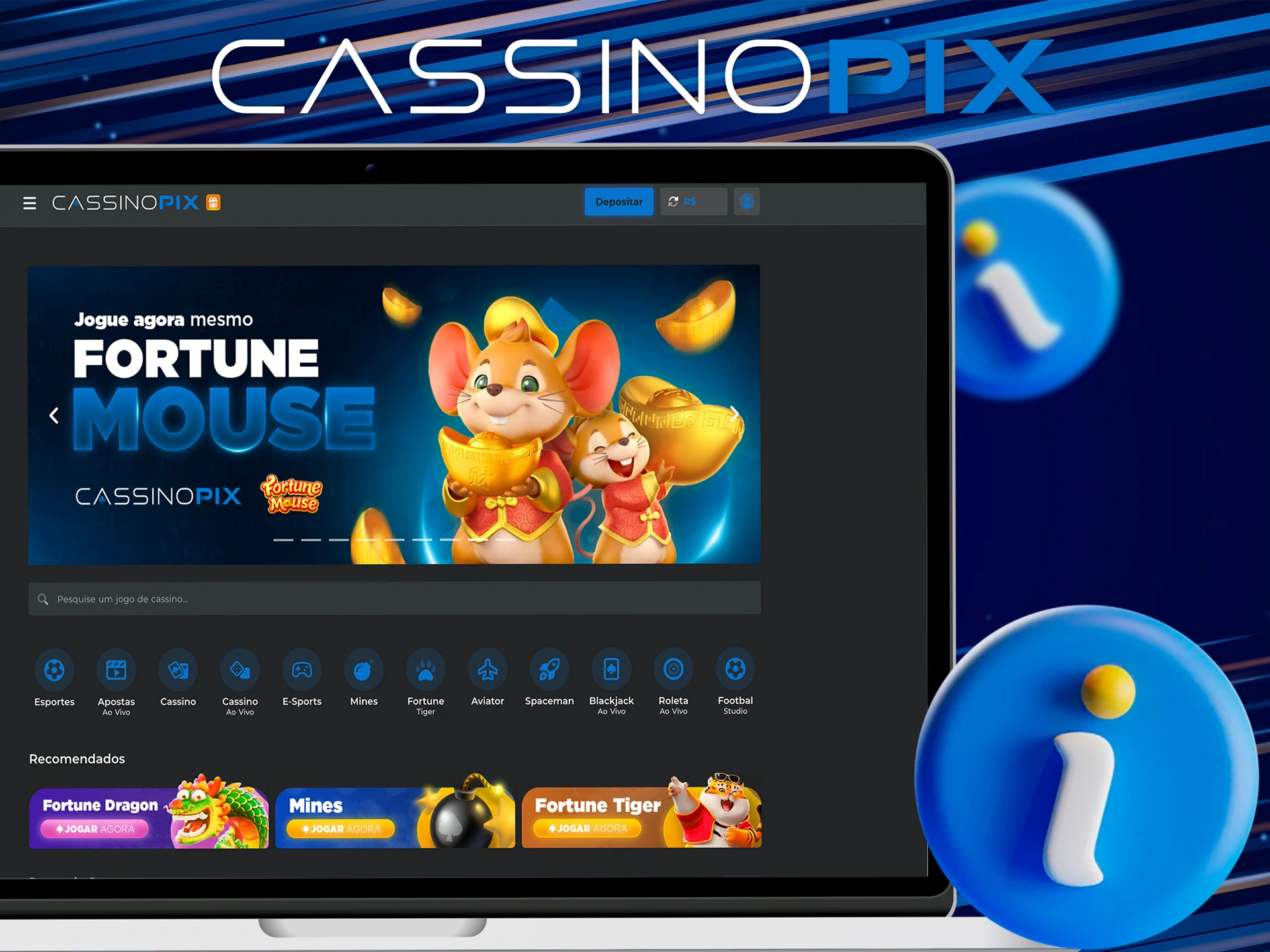 Leia informações básicas sobre o Cassino Pix.